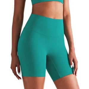 Dames Fietsshorts Zomer High Waist Tummy Control Sportieve Hotpants
