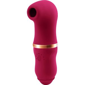 Cupitoys® Luchtdruk vibrator - 12,8cm - Rood - 7 standen - Vibrators voor vrouwen en mannen - Sex toys voor vrouwen en mannen