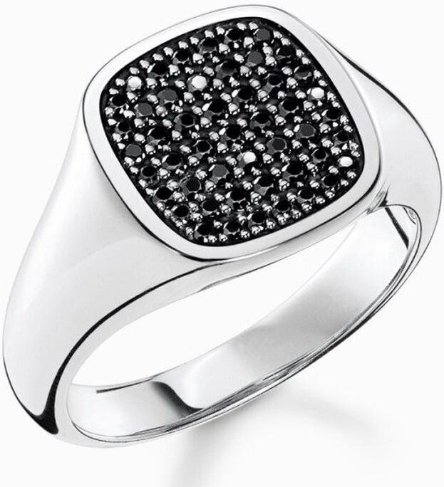Thomas Sabo - TR2389-051-11 - Ring - Zwart - 925er Zilver - Zirkoon