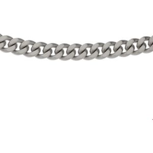 The Jewelry Collection For Men Ketting Gourmet 8 mm 50 cm - Staal