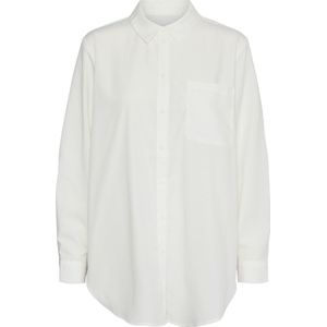 Vmvera - Overhemd - Blauw - Katoen - Lange Mouwen - Regular Fit