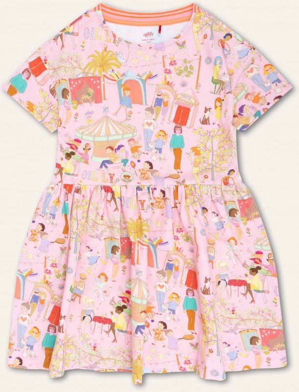 Oilily Ballet Blouse - Blouses - Katoen - Meisjes - Kinderen - Loose Fit - Roze - 164/14yr