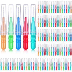 100 Stuks Bretels Tandborstel Flosser - Interdentale Reinigingstools voor Tanden