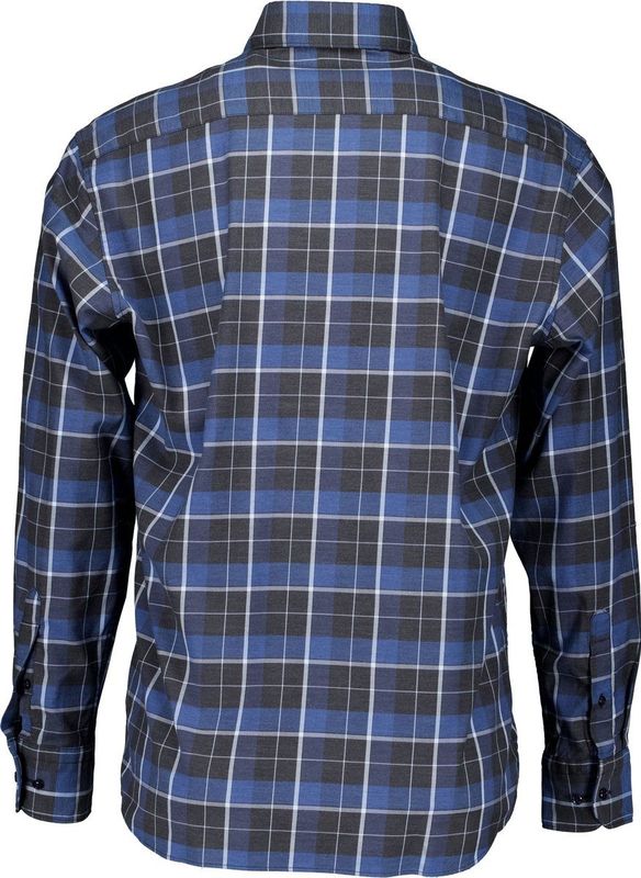 ETERNA - MODERN FIT - Overhemd - Donkerblauw - Lange Mouw