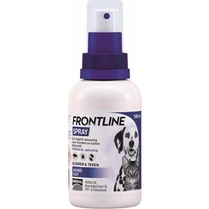 Frontline Spray Anti vlooienmiddel en tekenmiddel - Hond en Kat - 100 ml