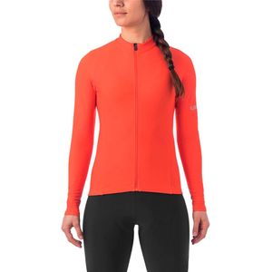 Giro Chrono Thermal Trui Met Lange Mouwen Oranje XS Vrouw