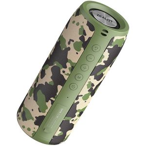 Zealot S51 Bluetooth Speaker – Krachtig & Draagbaar – Tot 10 Uur Speeltijd – Rijk Stereo-geluid & Extra Bas – IPX5 Waterbestendig