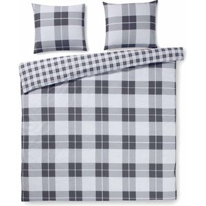 Day Dream Alex Dekbedovertrek - Litsjumeaux - 240x200/220 cm - Grijs