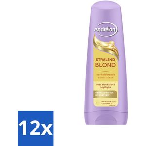 Andrélon – Conditioner – Stralend Blond – 200 ml - Voordeelverpakking - 12 stuks