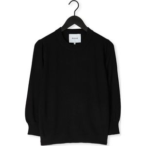 Minus Mersin Knit Tee Truien & vesten Dames - Sweater - Hoodie - Vest- Zwart - Maat XL