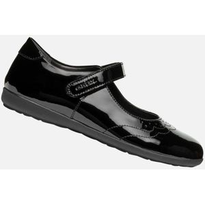 GEOX - IBERIDE - Veterschoenen - Zwart - Lakleer