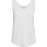 CULTURE - Top 'Poppy' - Wit - Mouwloos - Normale Pasvorm