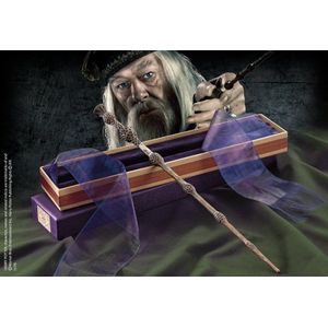 Noble Collection Harry Potter - Dumbledore / Perkamentus Elderwand / Zegevlier toverstaf / Toverstok in Ollivanders Box Replica