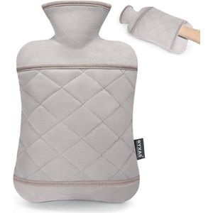 Warmwaterfles 1,8L met hand-in hoes - Comfortabele pijntherapie en verwarmde pad