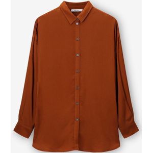 Sissy-Boy - Oversized Blouse - Bruin - 100% Viscose