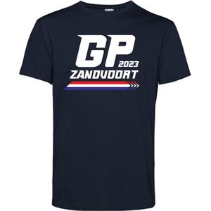 T-shirt Pijl GP Zandvoort 2023 | Formule 1 fan | Max Verstappen / Red Bull racing supporter | Navy | maat 4XL