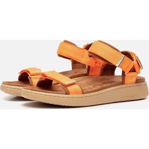 Woden Line Sandalen oranje Textiel - Dames - Maat 38