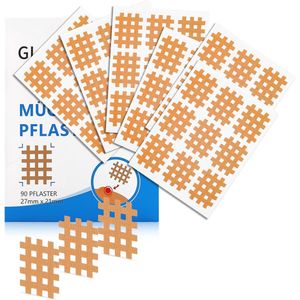 Muggenpleisters - 90 stuks voor direct gebruik tegen jeuk na muggenbeten, ideaal voor op reis