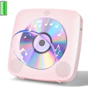 Draagbare Bluetooth CD-speler met Luidsprekers en Afstandsbediening voor Thuisgebruik