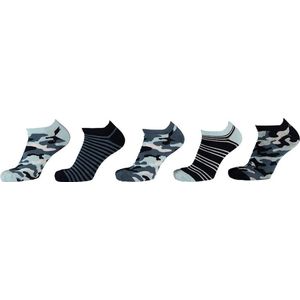 iN ControL 5pack sneakersocks ARMY blue 23/26