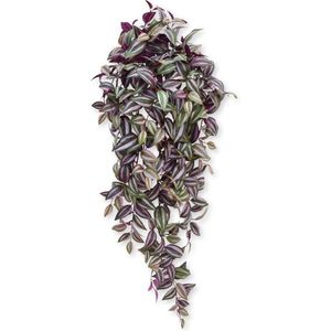 Tradescantia kunst hangplant 100cm - paars