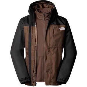 The North Face - QUEST TRICLIMATE JACKET - Heren Outdoorjas - SMOKEY BROWN