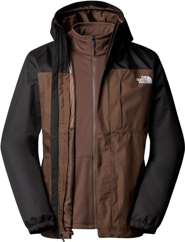 The North Face - QUEST TRICLIMATE JACKET - Heren Outdoorjas - SMOKEY BROWN