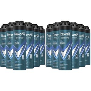 Rexona Deo Spray Men Cobalt Dry - 12 x 150 ml - Voordeelverpakking