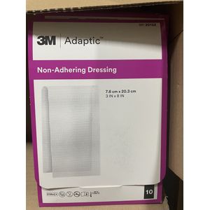3M - Pleister - Wondzorg - Adaptic™- niet klevend wondverband - 7.6 cm x 20.3 cm - 10 stuks in een doos