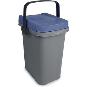 Afvalbak - 'Home Eco System' - afvalscheiding - Prullenbak - Afvalbakje aanrecht - 7 Liter - Blauw