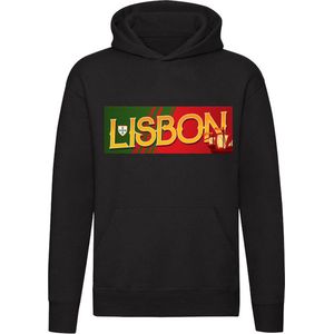 Portugal Lisbon Hoodie - lissabon - ek - wk - voetbal - unisex - trui - sweater - capuchon