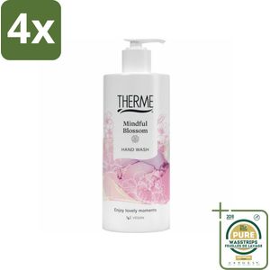 Therme - Mindful Blossom - Handzeep - Hydraterend - Verzorgend - 300ml - Voordeelverpakking - 4 stuks - Verzorging - Handwas