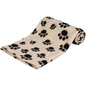 Trixie 37191 Beany Fleecedeken voor huisdieren, honden en katten - 100 x 70 cm, Beige