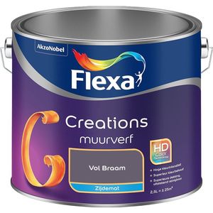 Flexa - Creations Muurverf Zijdemat - Vol Braam - Mengverf - 2.5 Liter