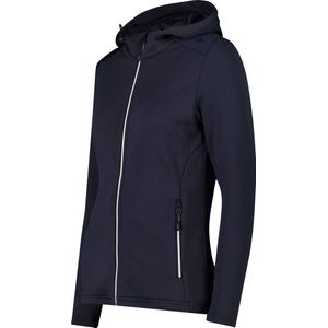 CMP - Dames Fleece Met Capuchon - Jacquardstof - Stretch Performance