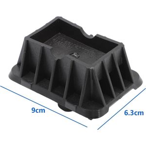 Allecto plus - Autokrik houder met adapter en rubberen stop voor diverse auto modellen