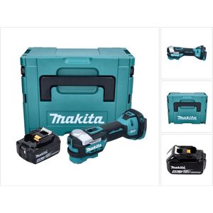 Makita DTM 52 M1J snoerloos multifunctioneel gereedschap 18 V Starlock Max Brushless + 1x oplaadbare accu 4.0 Ah + Makpac - zonder oplader