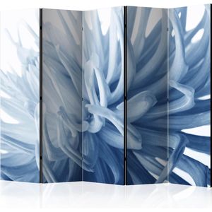 Kamerscherm - Scheidingswand - Vouwscherm - Flower - blue dahlia II [Room Dividers] 225x172 - Artgeist Vouwscherm