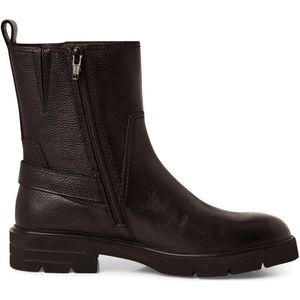 Tamaris - Enkellaarsje - Zwart - Plateauzool 35 mm - Blokhak