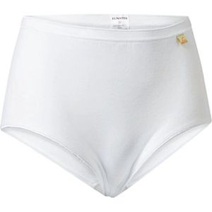 Lunatex - 5 dames taille slips - perfecte pasvorm - wit - maat M