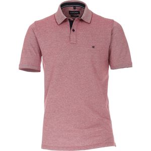 CASA MODA comfort fit heren polo - rood - Maat: 3XL