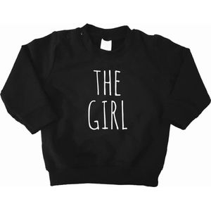 Sweater meisje-zwart-wit-the girl- Maat 92