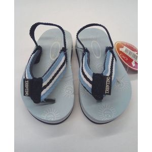 Libaco-Unisex Flip-flops with Suns-lightblue