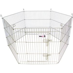 MaxxPet Konijnenren - Knaagdierenren - Puppyren - Konijnenhok - Kooi voor Cavia Hamster Dwergkonijn Konijn en Puppy - 120x60 cm