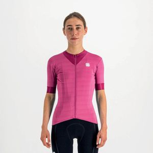 Sportful Fietsshirt Korte Mouwen Paars Dames - Kelly W Short Sleeve Jersey Cyclamen-S