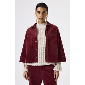 GARCIA Dames Effen Jack Rood 3/4 sleeve