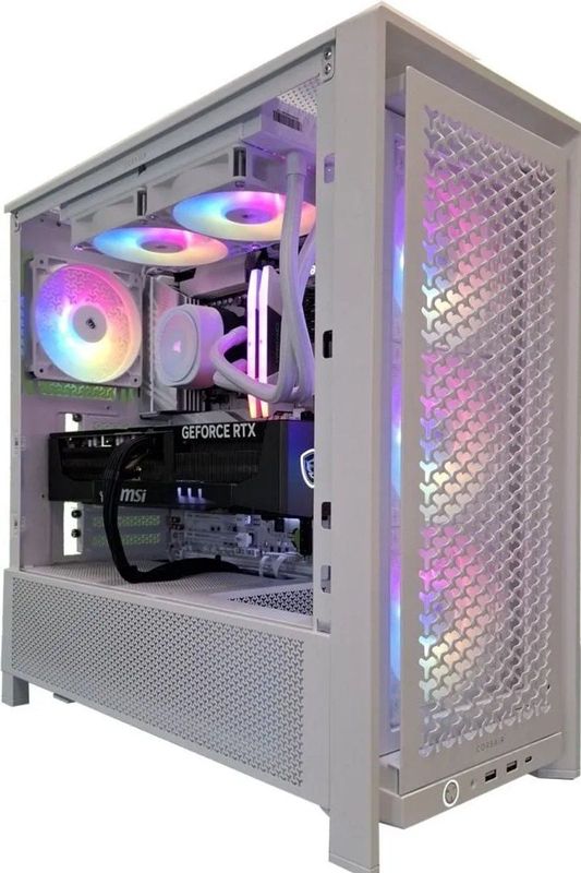 Xenith - Extreme Corsair Snow - Gaming PC - Wit - Ryzen 7 9800X3D - GeForce RTX 5080 - 32 GB RGB DDR5 - 2 TB SSD