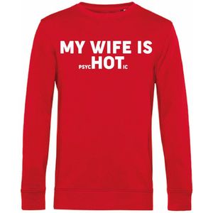 7431 - Sweater - My wife is...-Red-L