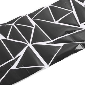 Stickers Driehoek Auto Decoratie Universele 200x60cm DIY Body Sticker - SUV Truck (Rood) - zwart .