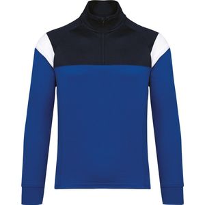 PROACT® Trainingssweater 1/4 rits kind PA388 - Dark Royal Blue / Navy - 8/10 years (8/10 ans)